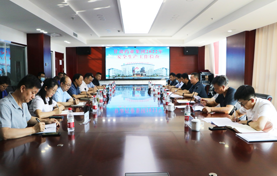 甘肃药业集团党委副书记、总经理窦生铭一行莅临陇神戎发进行安全生产专项检查