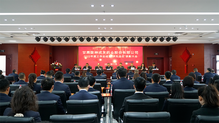 凝心聚力，踔厉奋发，奋力谱写陇神戎发高质量发展新篇章——陇神戎发隆重举行2022年度工作总结暨评先选优表彰大会