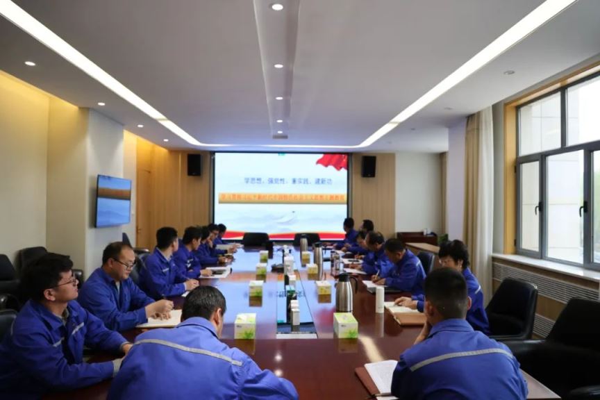 【普安新闻】学思想、强党性、重实践、建新功——公司党委书记康永红讲授主题教育专题党课