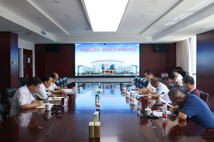 甘肃药业集团外部董事到陇神戎发召开调研座谈会