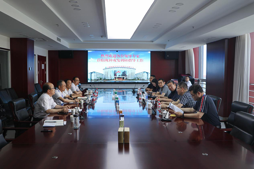 集团领导和专家莅临陇神戎发开展调研交流