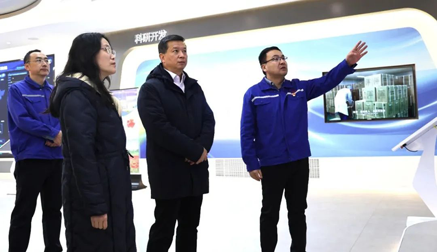 【普安新闻】窦生铭一行到普安制药调研指导工作