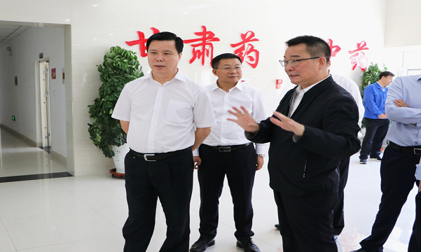 国家发改委财金司司长陈洪宛一行莅临陇神戎发考察调研